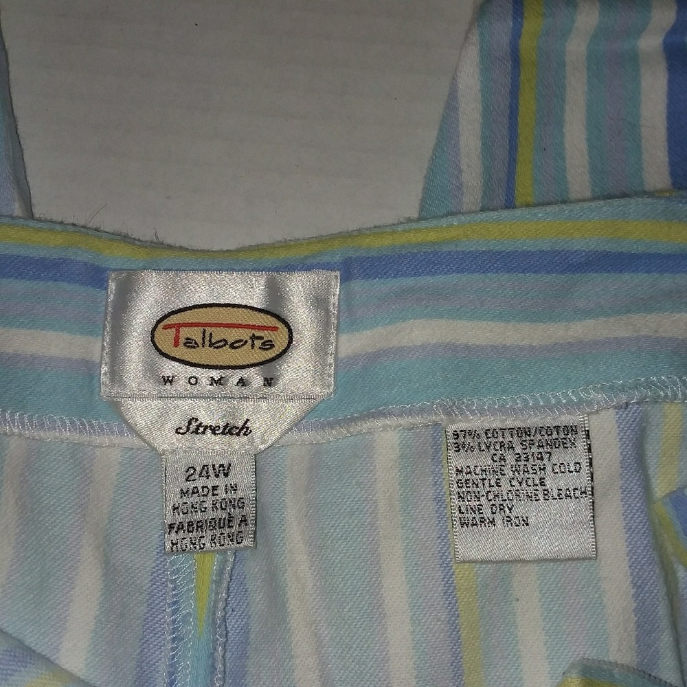 💲5/$25💲Talbot's Ladies Capris Size 24W - Picture 8 of 8